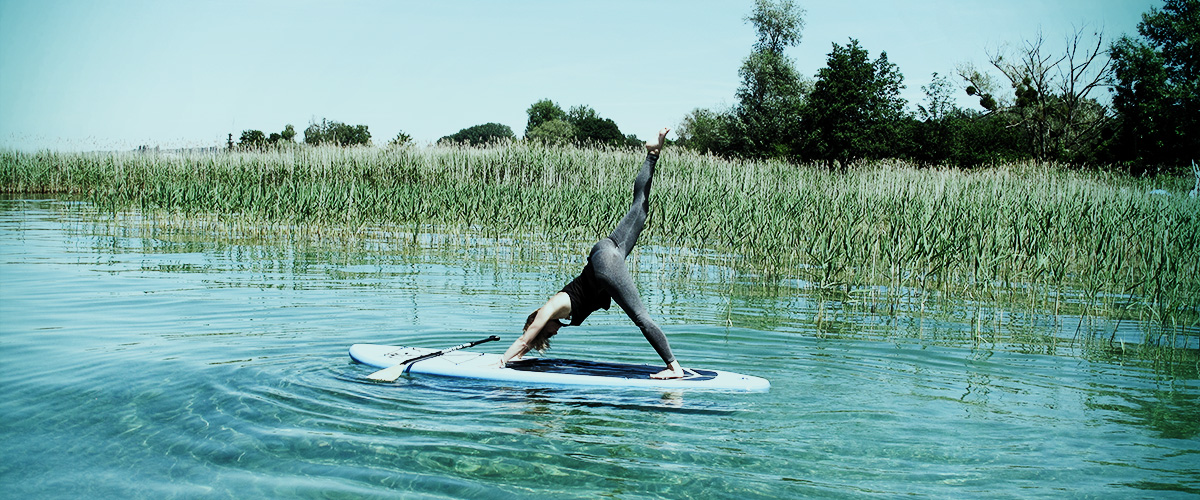 Yoga auf dem Wasser